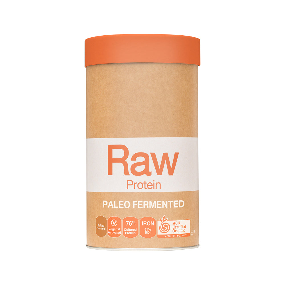 Amazonia Raw Protein Organic Paleo Fermented Salted Caramel 500g