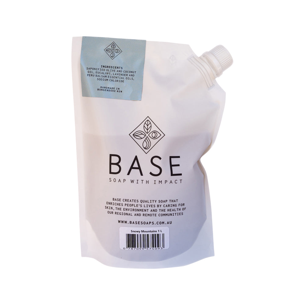 Base Body Wash Snowy Mountains Refill 1l