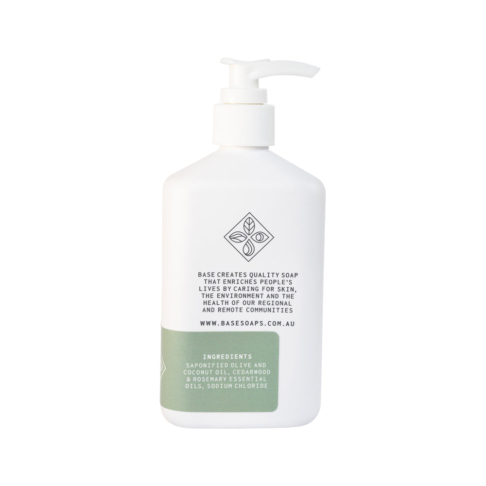 Base Hand Wash Cedarwood And Rosemary 250ml