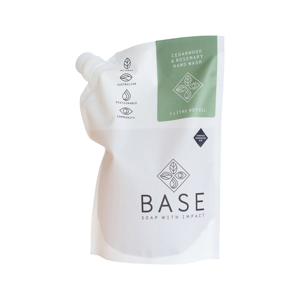 Base Hand Wash Cedarwood And Rosemary Refill 1l