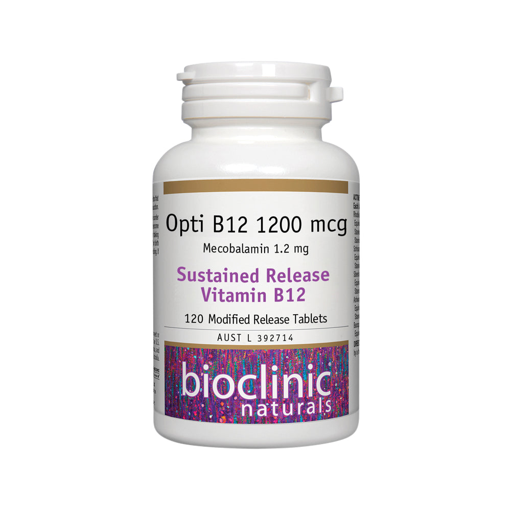 Bioclinic Naturals Opti B12 1200mcg Sustained Release 120t