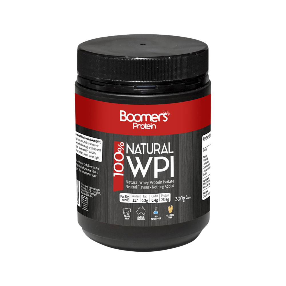 Boomers 100% Natural WPI (Whey Protein Isolate) 300g