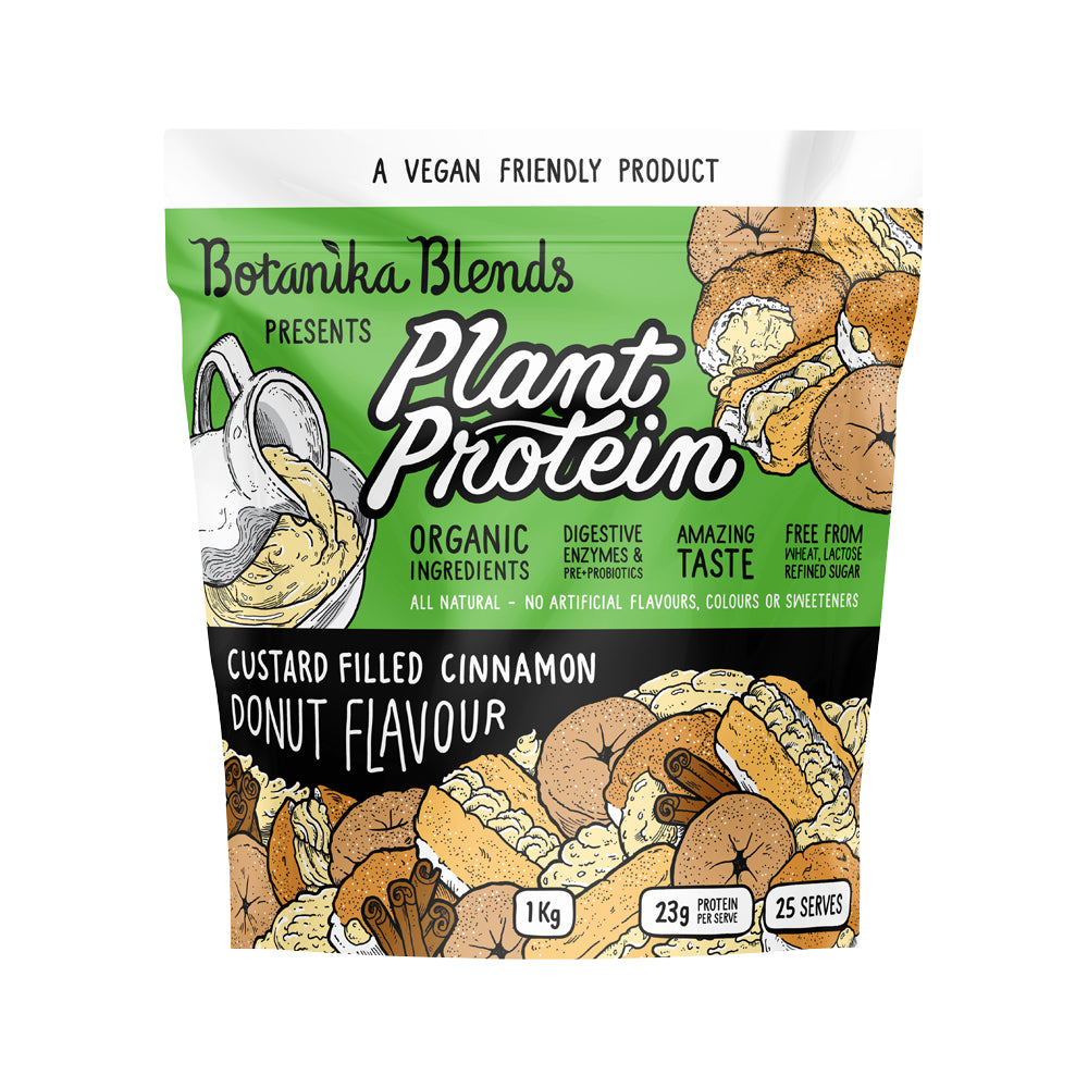 Botanika Blends Plant Protein Custard Filled Cinnamon Donut 1kg