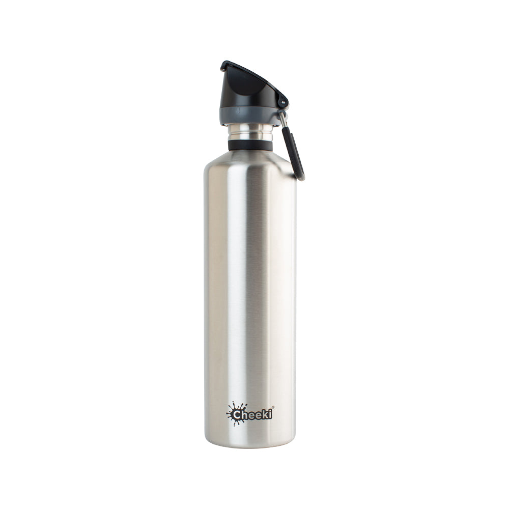 Cheeki Insulated Bottle Classic Silver -Large- 1l
