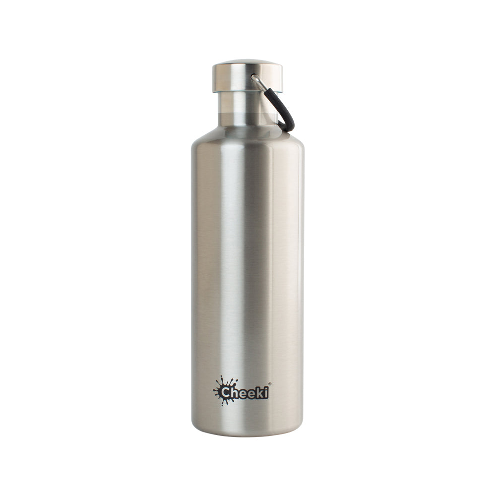 Cheeki Insulated Bottle Classic Silver -Small- 600ml