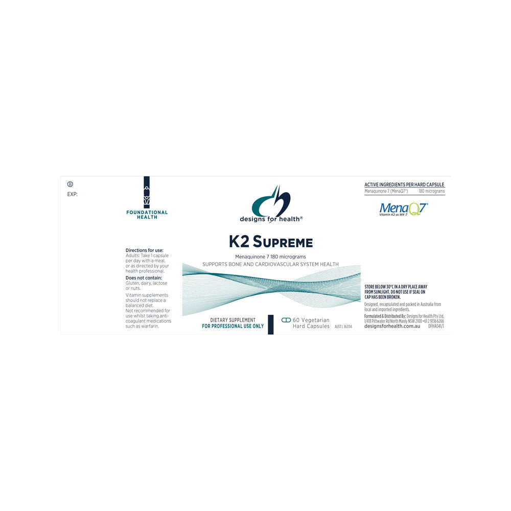 Designs For Health K2 Supreme 60vc