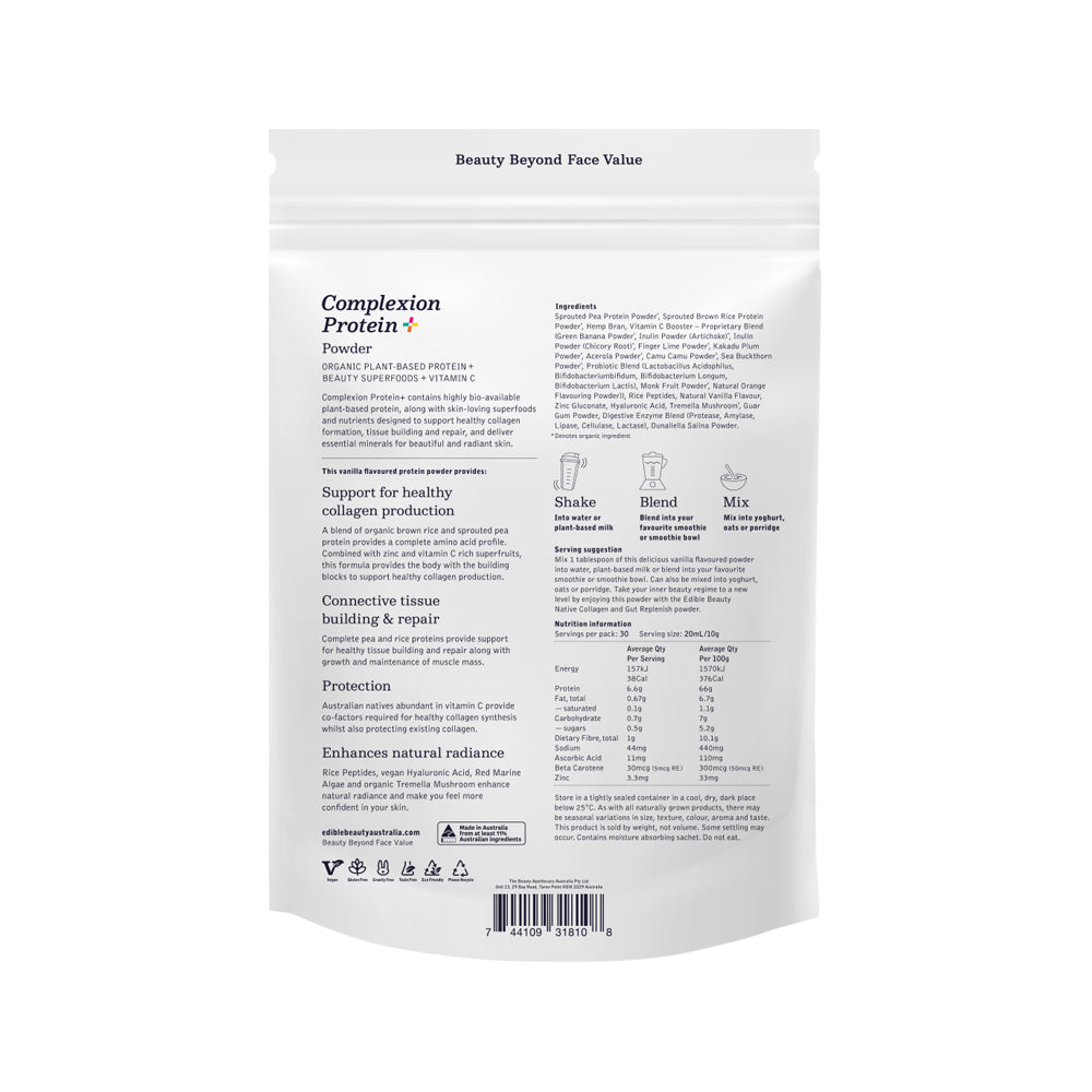 Edible Beauty Aust Complexion Protein Plus 250g