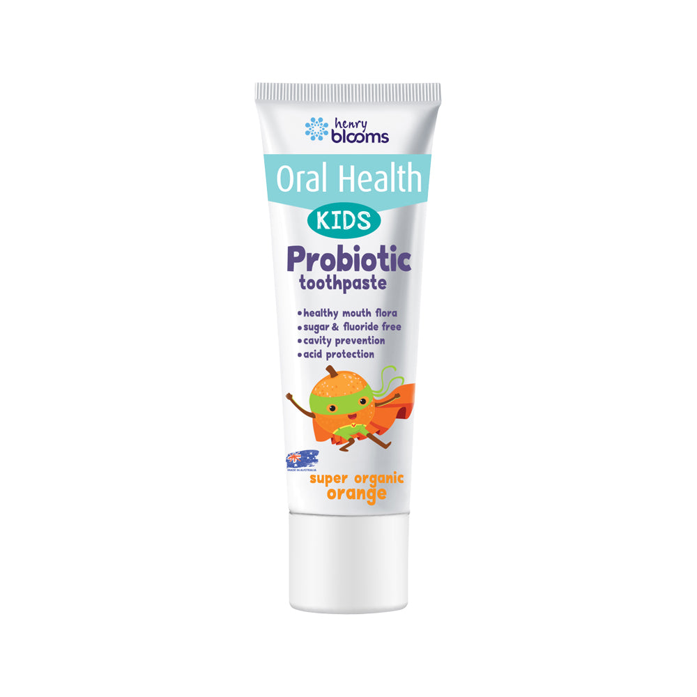 H.blooms Oral Health Probiotic Toothpaste Kids Orange 50g