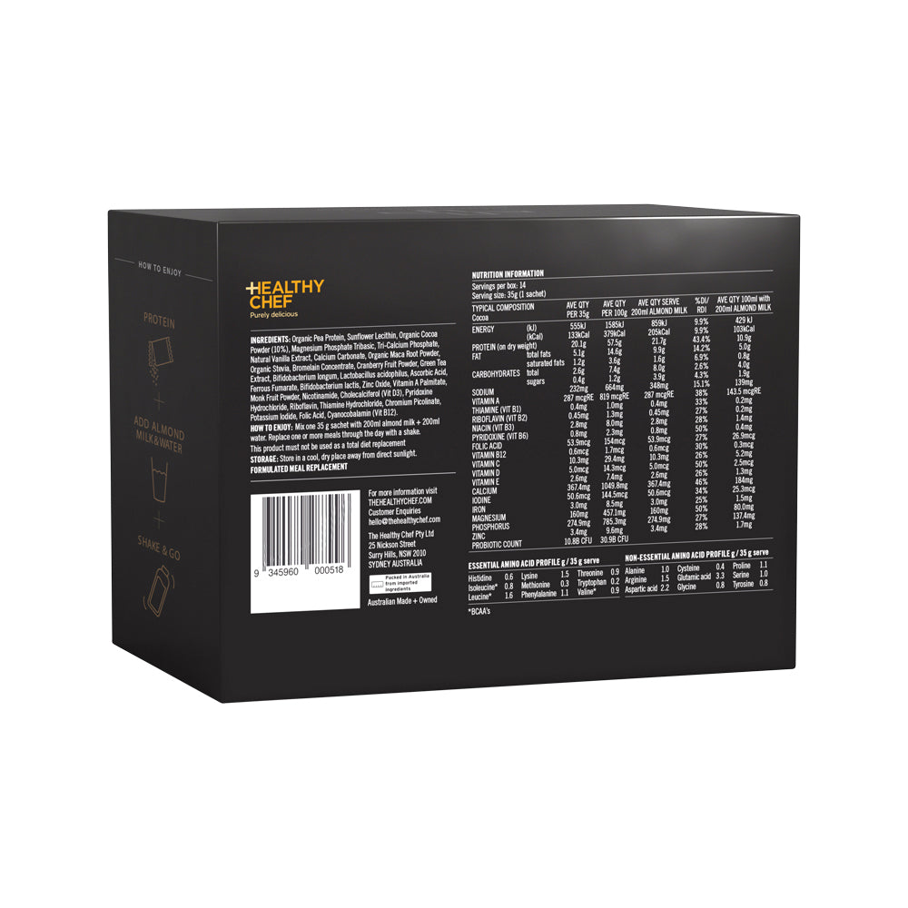 Healthy Chef Body Shaping Shake Cocoa Sach 35g X14 Pk