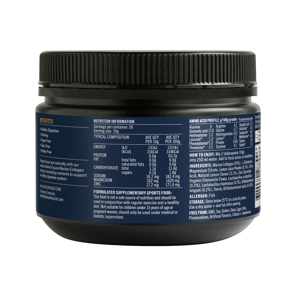 Healthy Chef Collagen Gut -Lemon- 260g