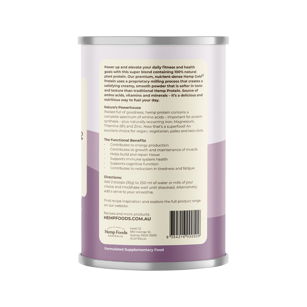 Hemp Foods Aust Organic Hemp Protein Shake Mixed Berry 420g