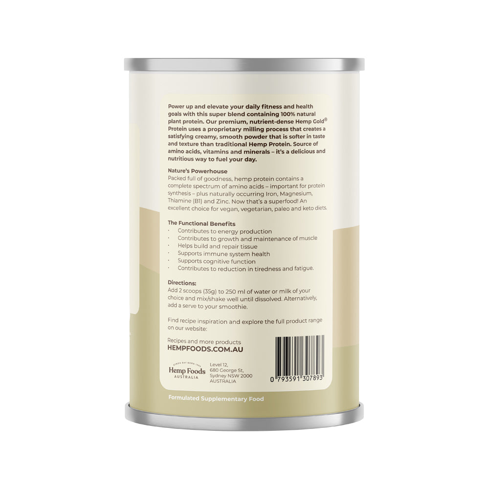 Hemp Foods Aust Organic Hemp Protein Shake Natural 420g