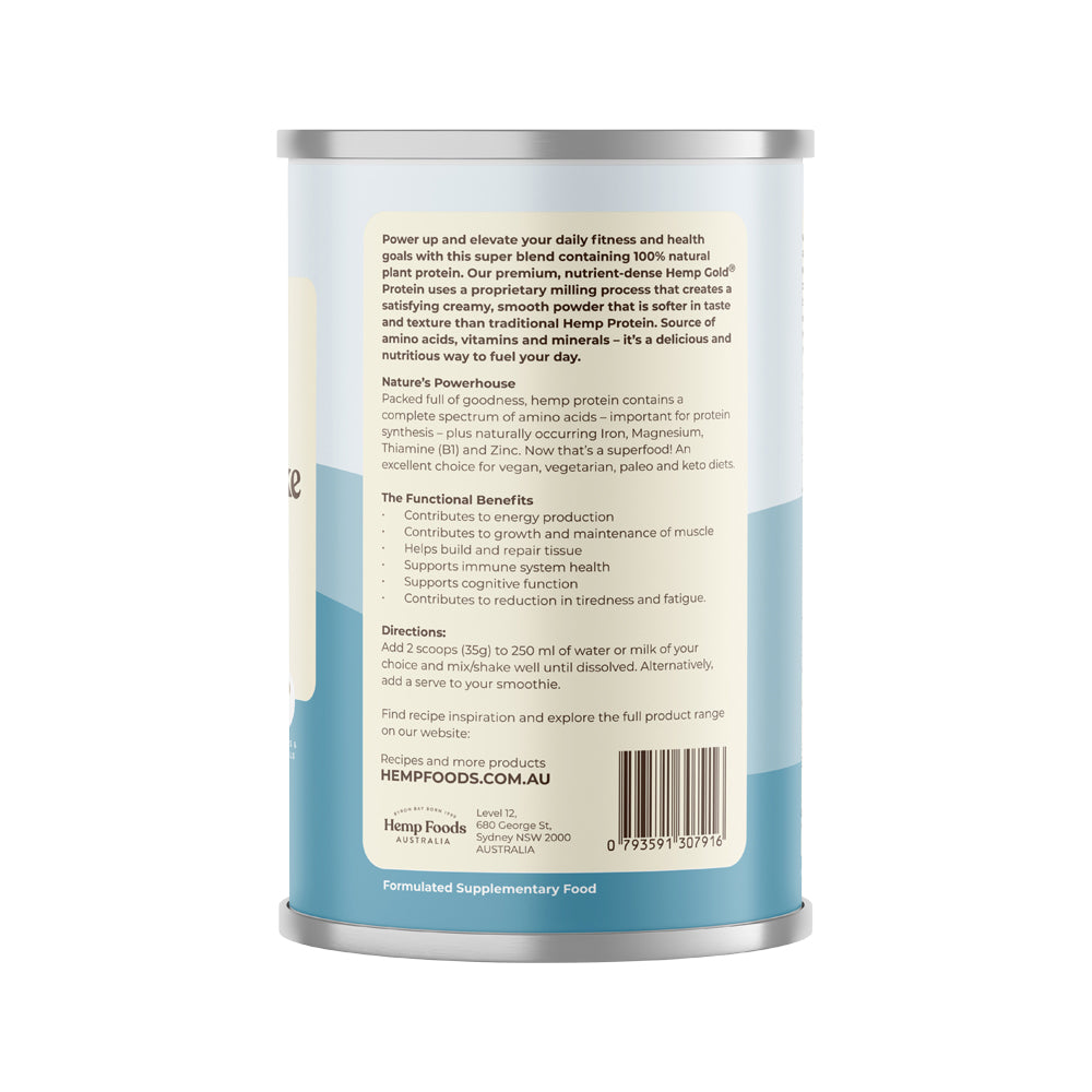 Hemp Foods Aust Organic Hemp Protein Shake Vanilla 420g