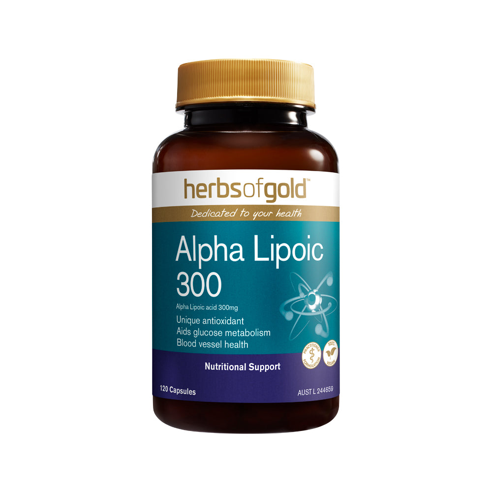 Herbs Of Gold Alpha Lipoic 300 120c