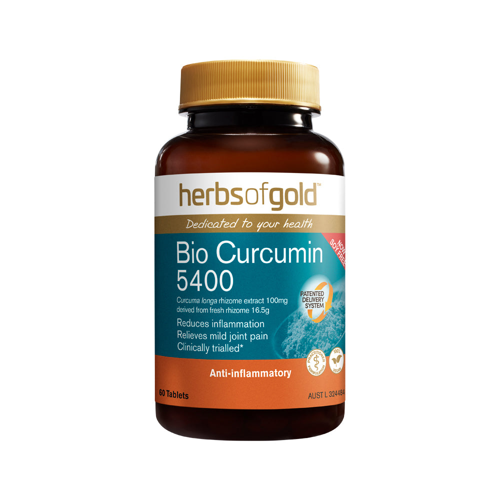 Herbs Of Gold Bio Curcumin 5400 60t