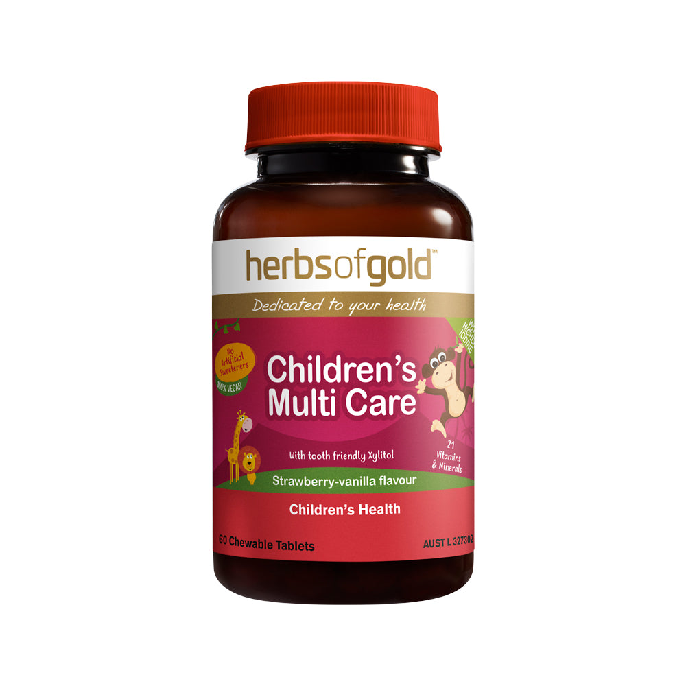 Herbs Of Gold Children's Multi Care Chewable 60t