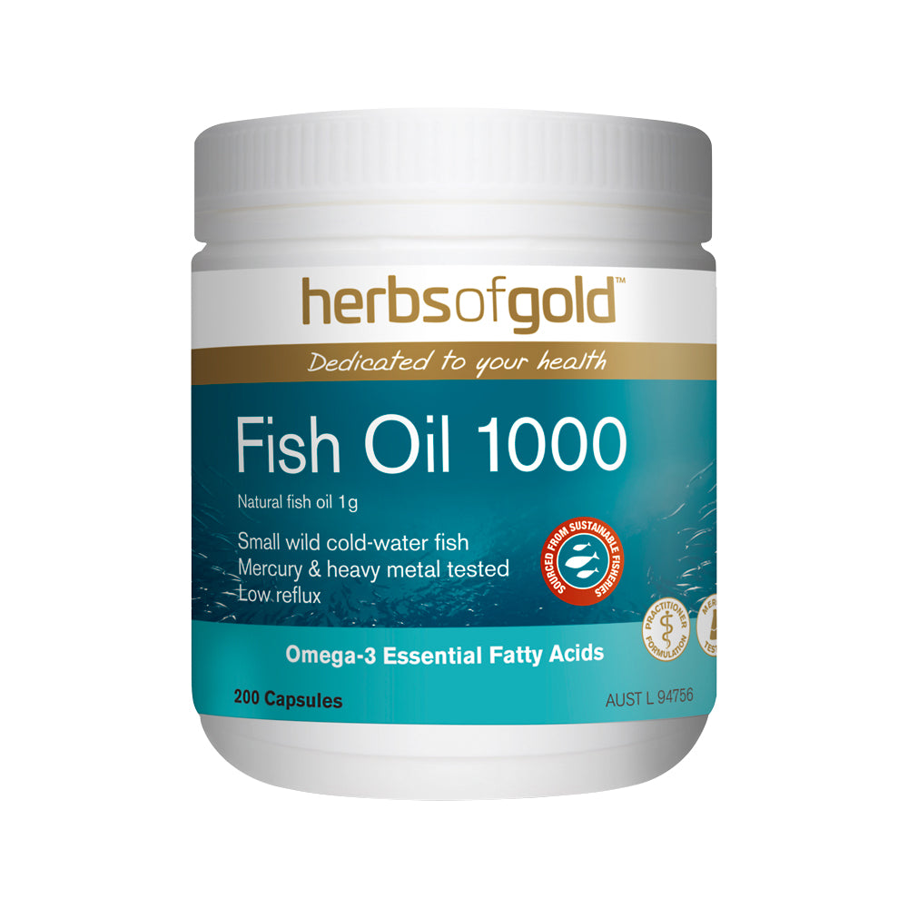 Herbs Of Gold Fish Oil 1000 200c