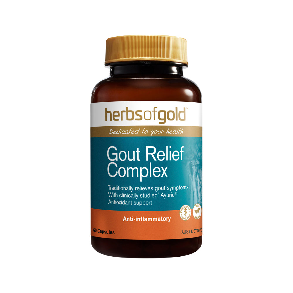Herbs Of Gold Gout Relief Complex 60vc