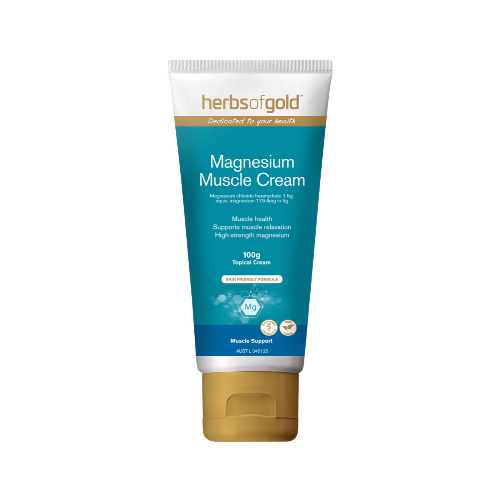 Herbs Of Gold Magnesium Muscle Cream 100g