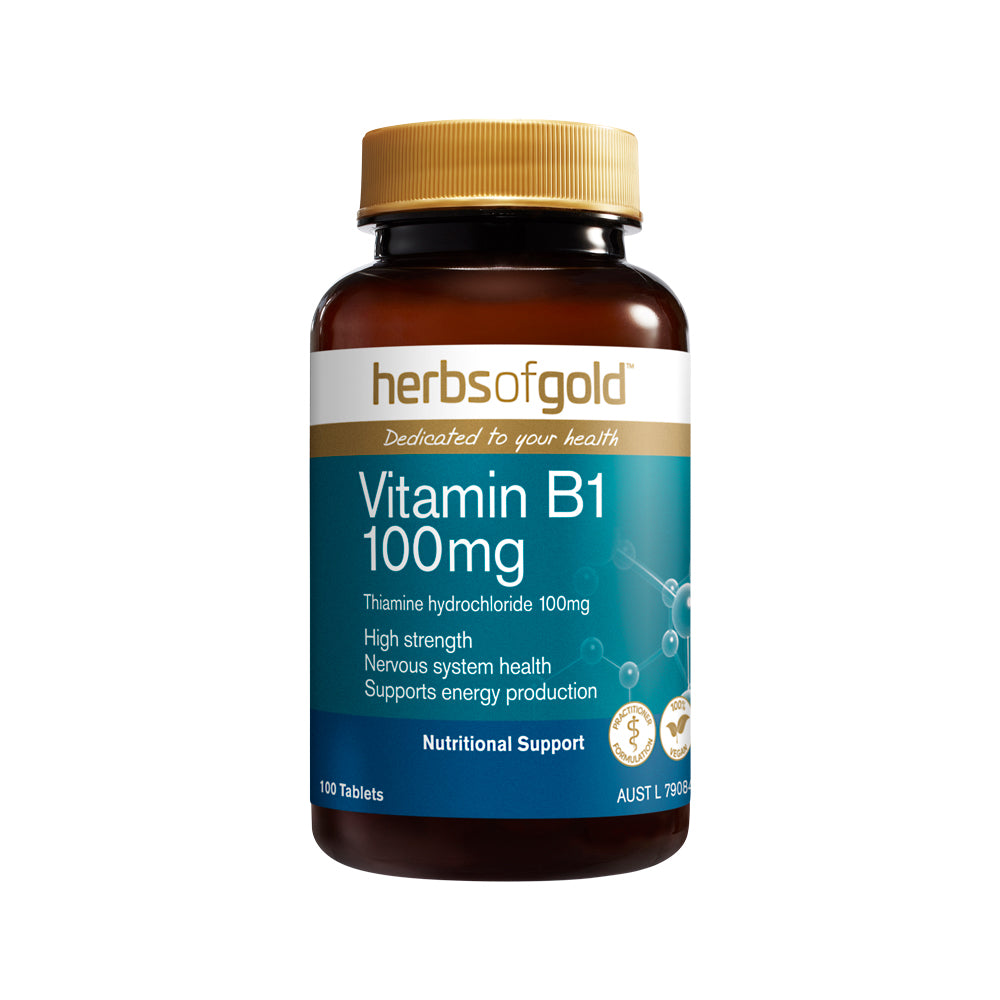 Herbs Of Gold Vitamin B1 100mg 100t