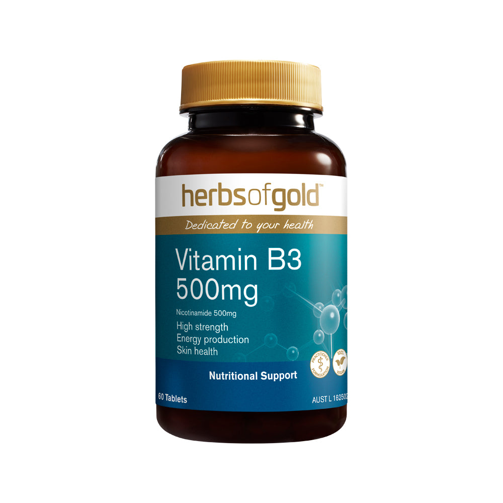 Herbs Of Gold Vitamin B3 500mg 60t