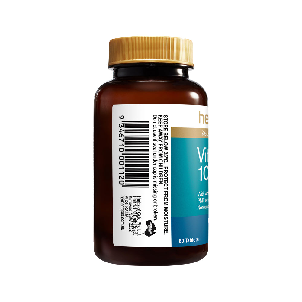 Herbs Of Gold Vitamin B6 100mg 60t