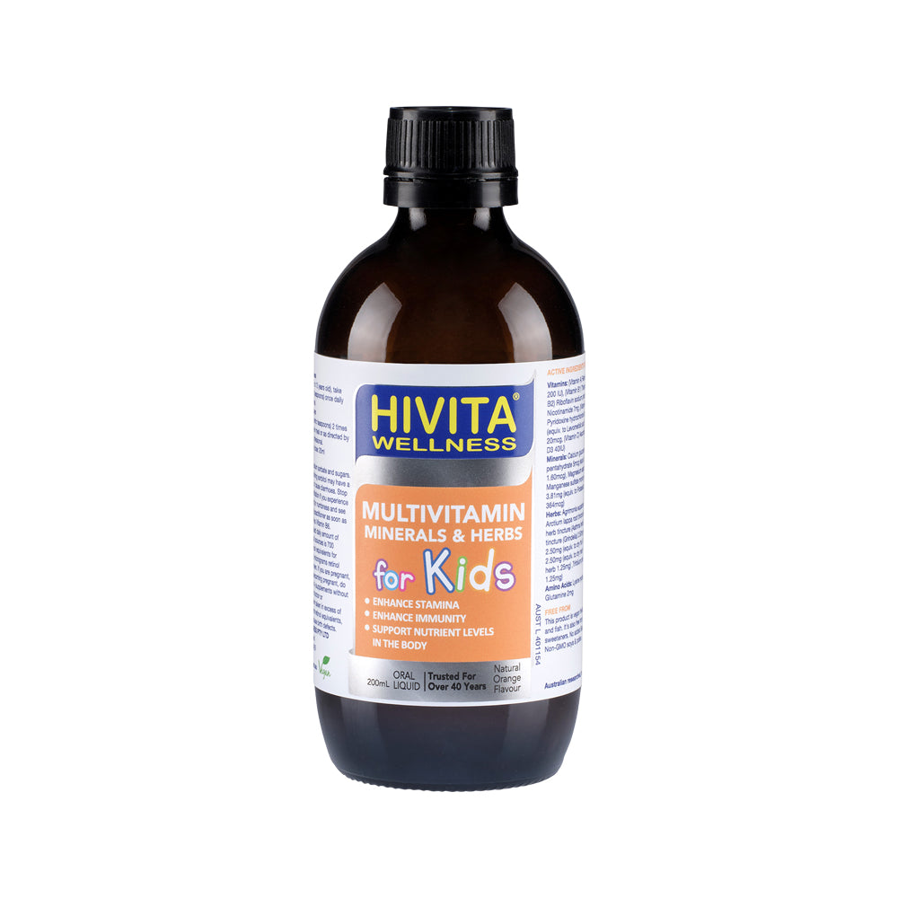 Hivita Multivitamin Minerals And Herbs For Kids 200ml