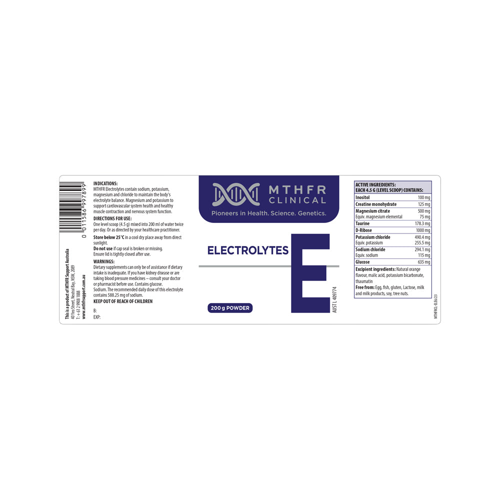 Mthfr Clinical Electrolytes