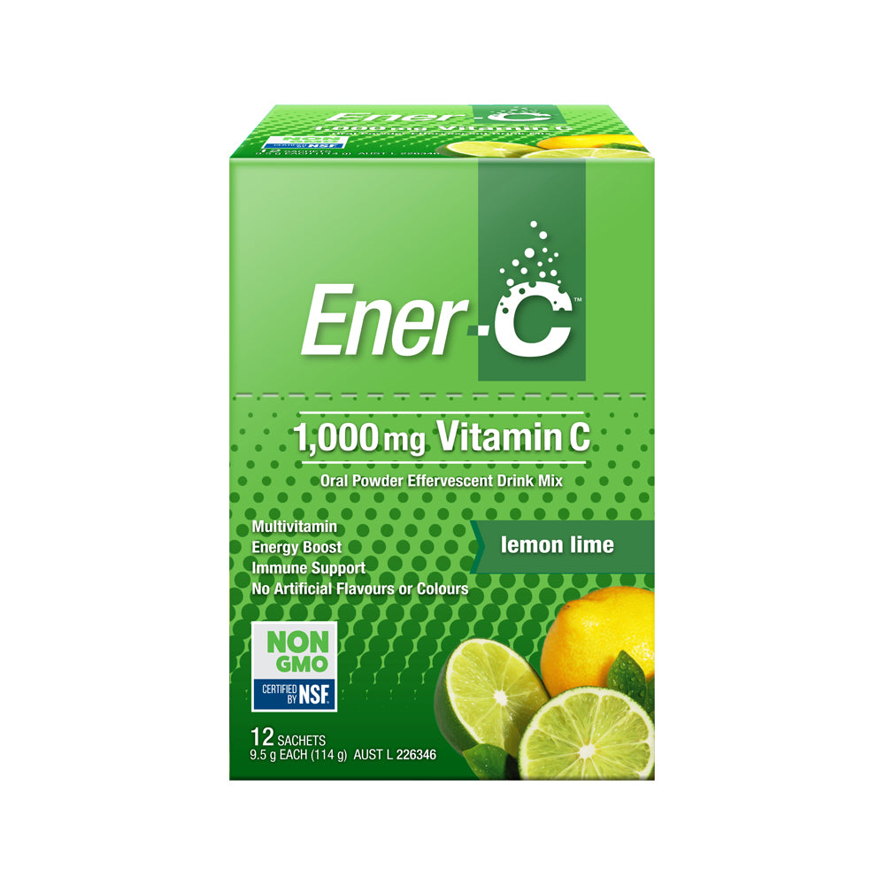Martin Pleasance Ener C Vit C Lemon Lime Sachet 9.5g X 12pk