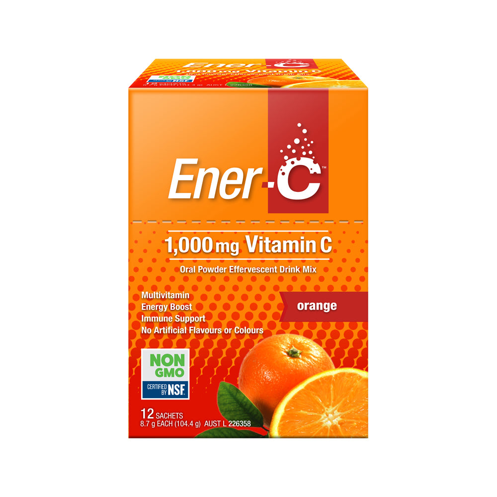 Martin Pleasance Ener C Vit C Orange Sachet 8.7g X 12 Pk