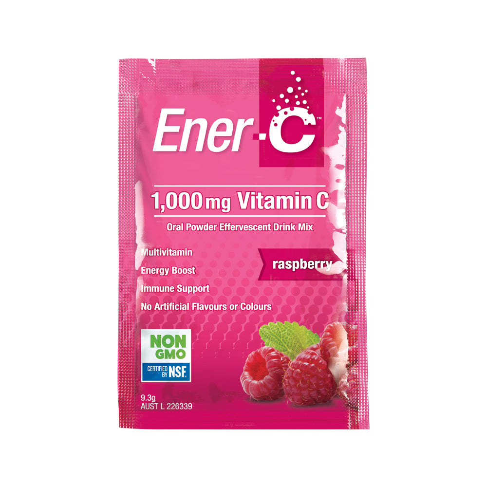 Martin Pleasance Ener C Vit C Raspberry Sachet 9.3g X 12 Pk