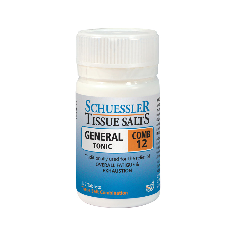 Martin Pleasance Tissue Salts Comb 12 -General Tonic- 125t