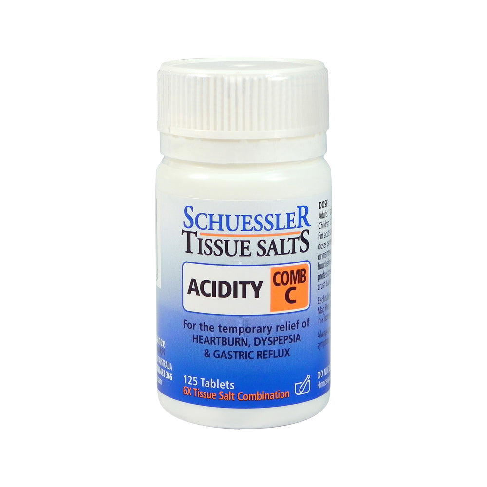 Martin Pleasance Tissue Salts Comb C -Acidity- 125t