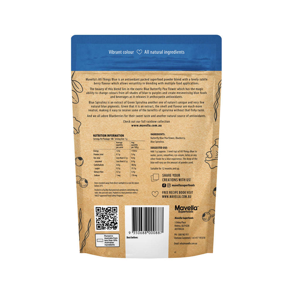 Mavella Superfoods All Things Blue 100g