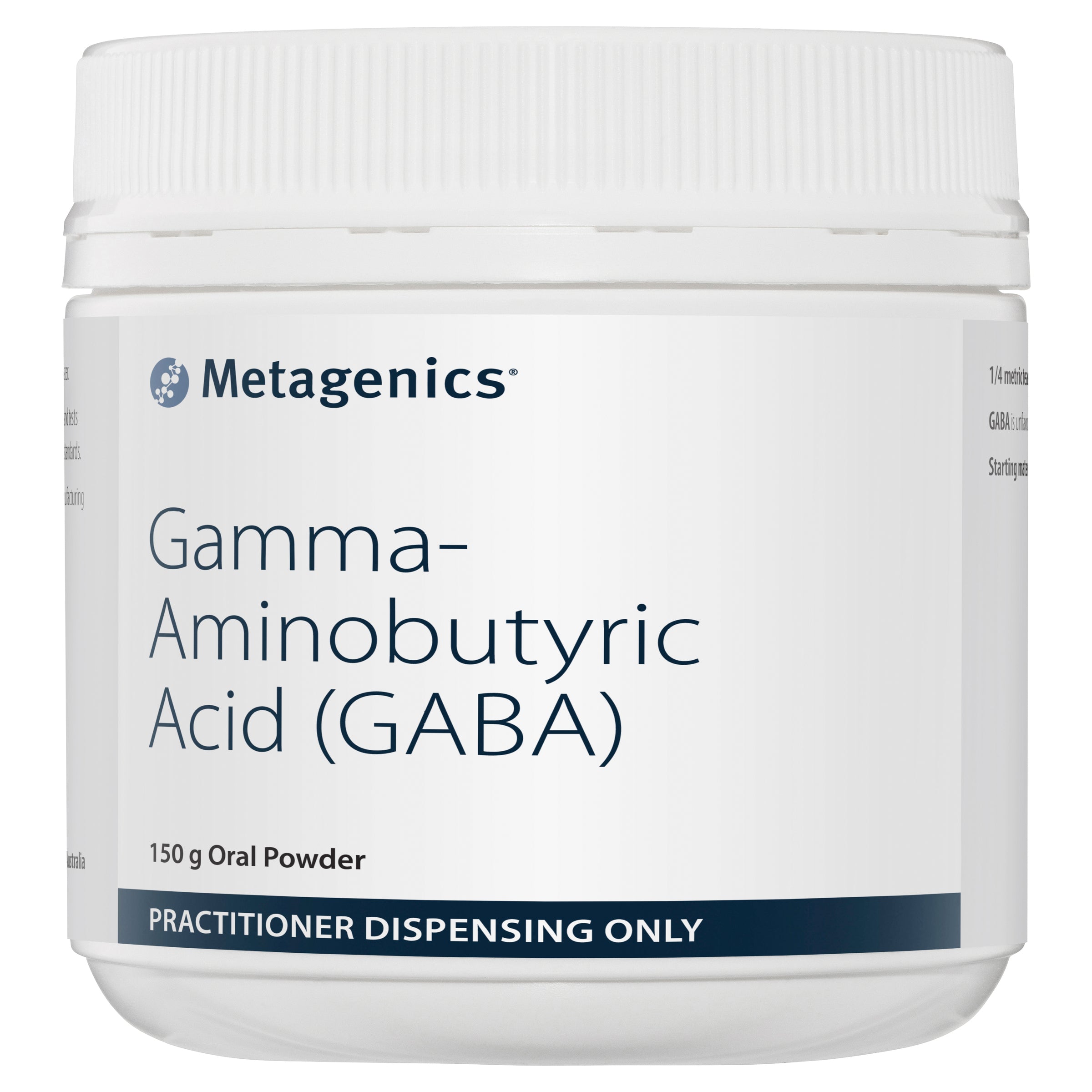 Metagenics Gamma-Aminobutyric Acid (GABA) Oral Powder 150 g