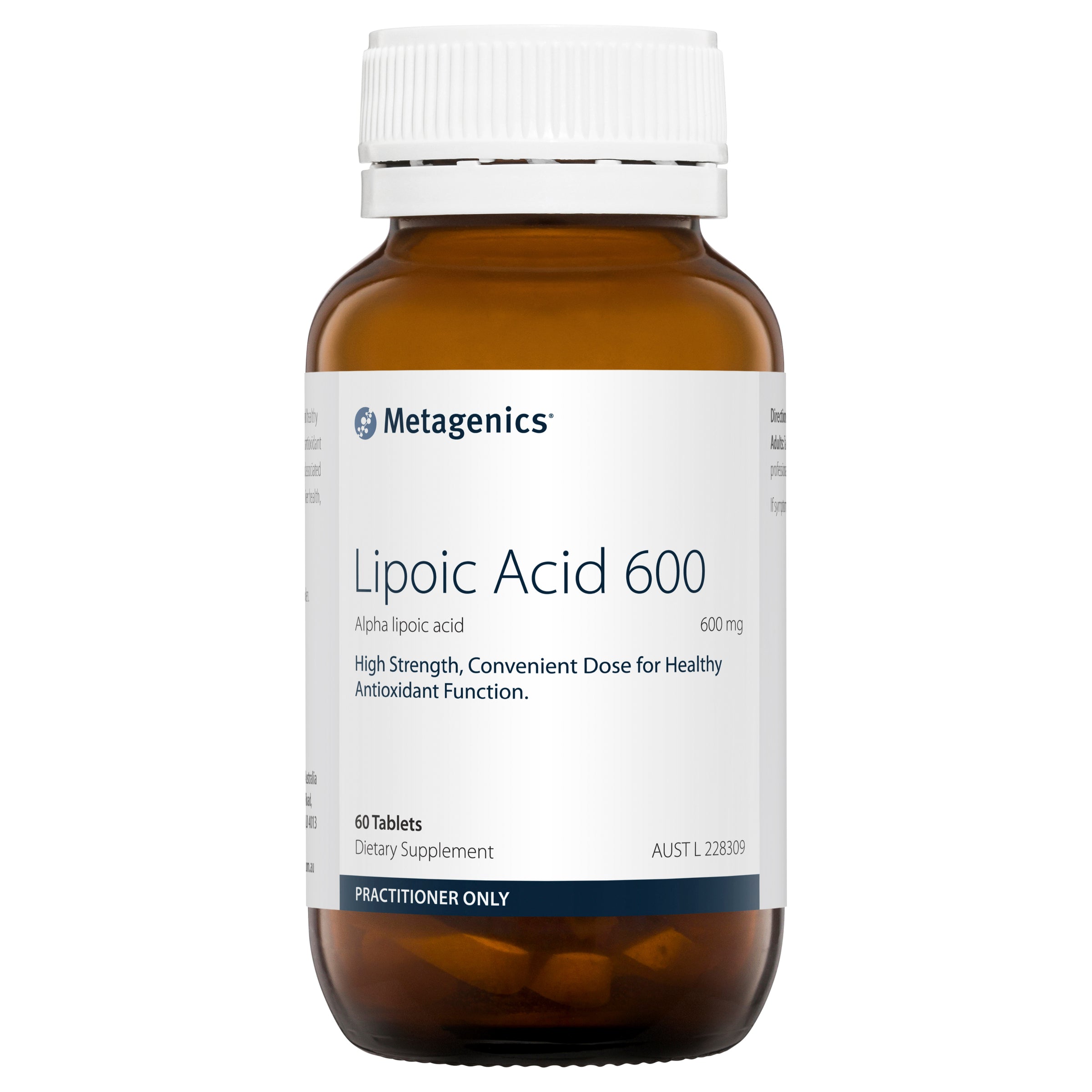 Metagenics Lipoic Acid 600 60 Tablets
