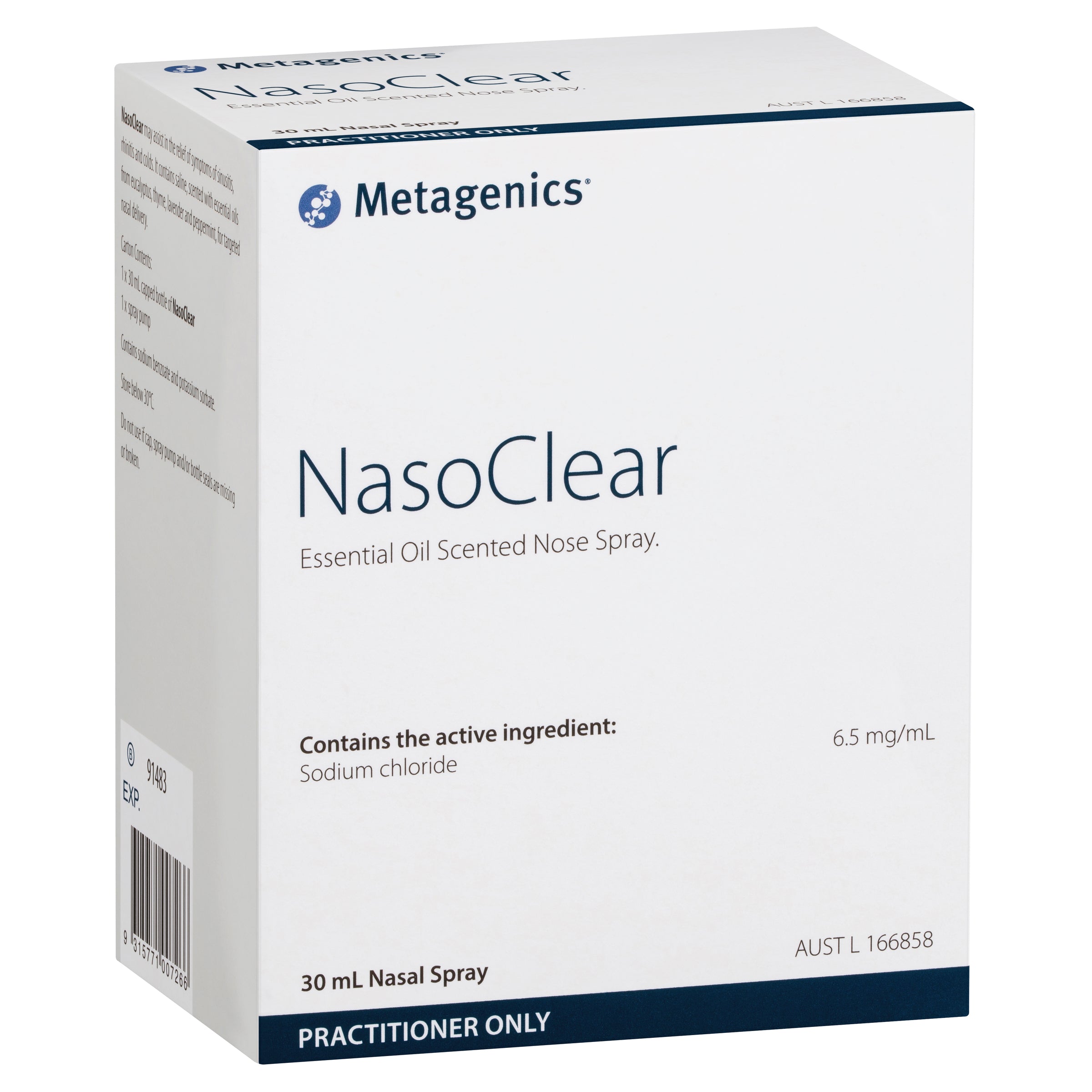 Metagenics NasoClear Nasal Spray 30ml