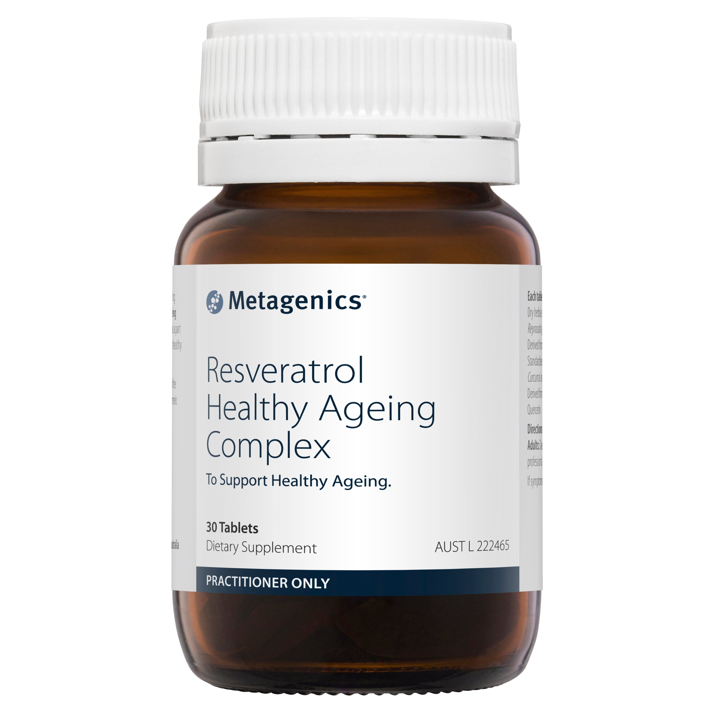 Metagenics Resveratrol Healthy Ageing Complex 30 Tablets