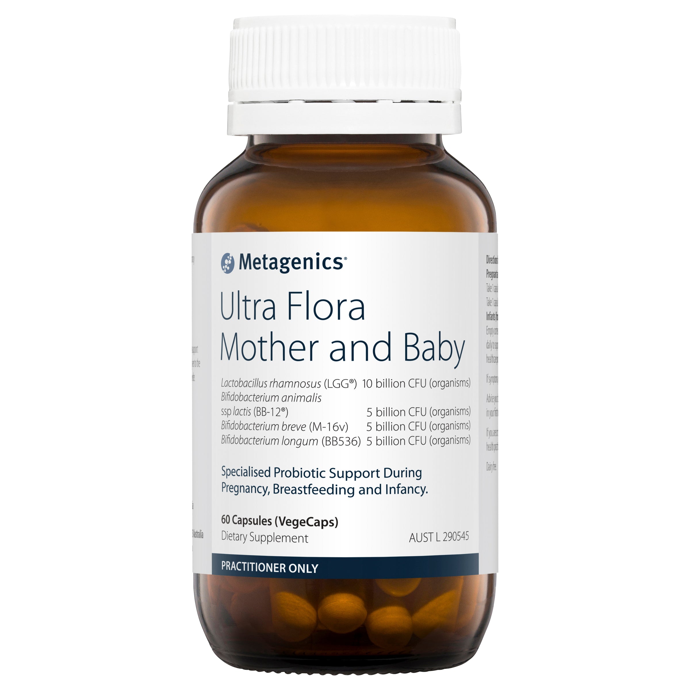 Metagenics Ultra Flora Mother and Baby 60 Capsules (VegeCaps)