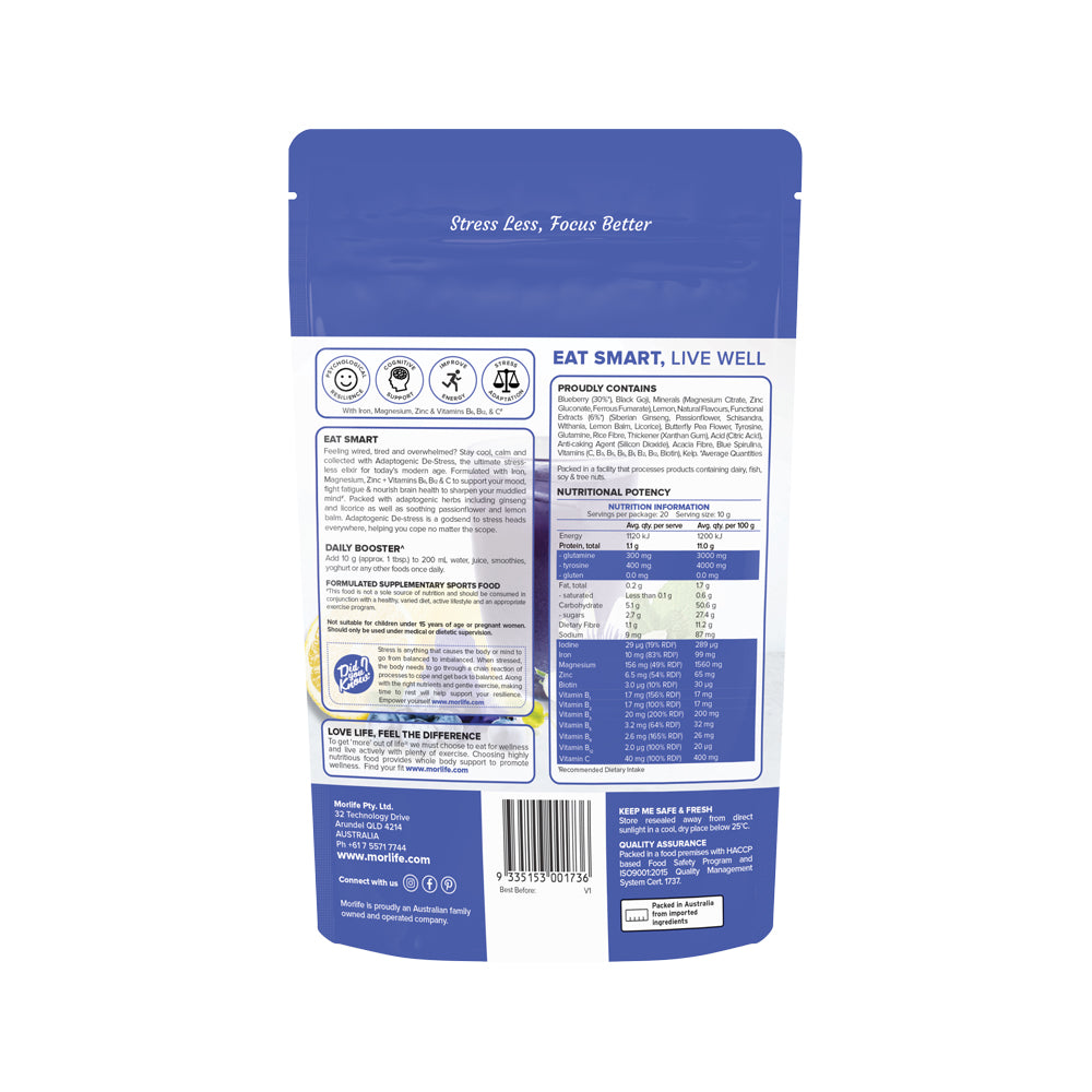 Morlife Adaptogenic De Stress Chillberry 200g