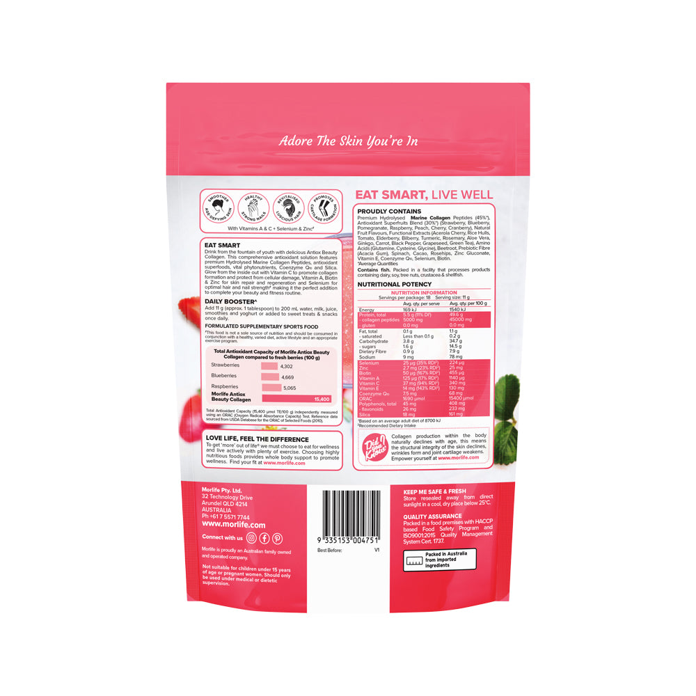 Morlife Antiox Beauty Collagen Berry Delight 200g