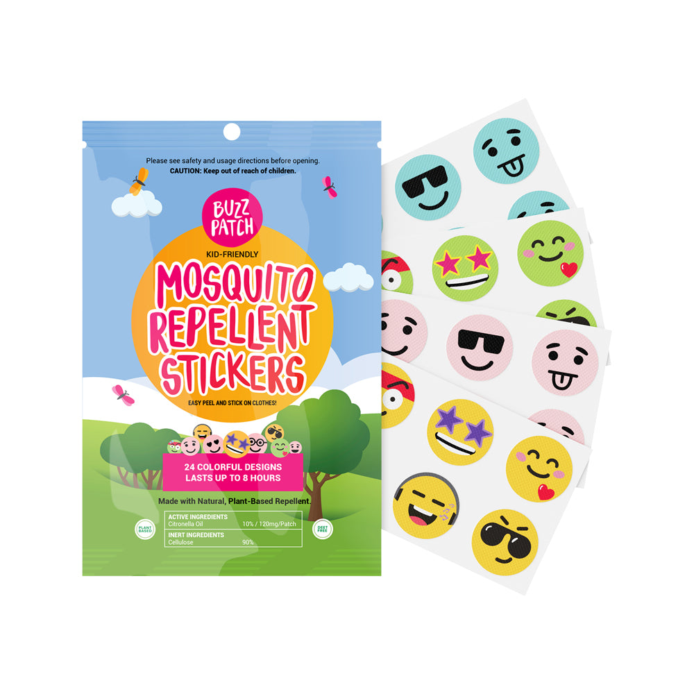 Natpat Buzzpatch Org Mosquito Repellent Stickers X 24 Pack