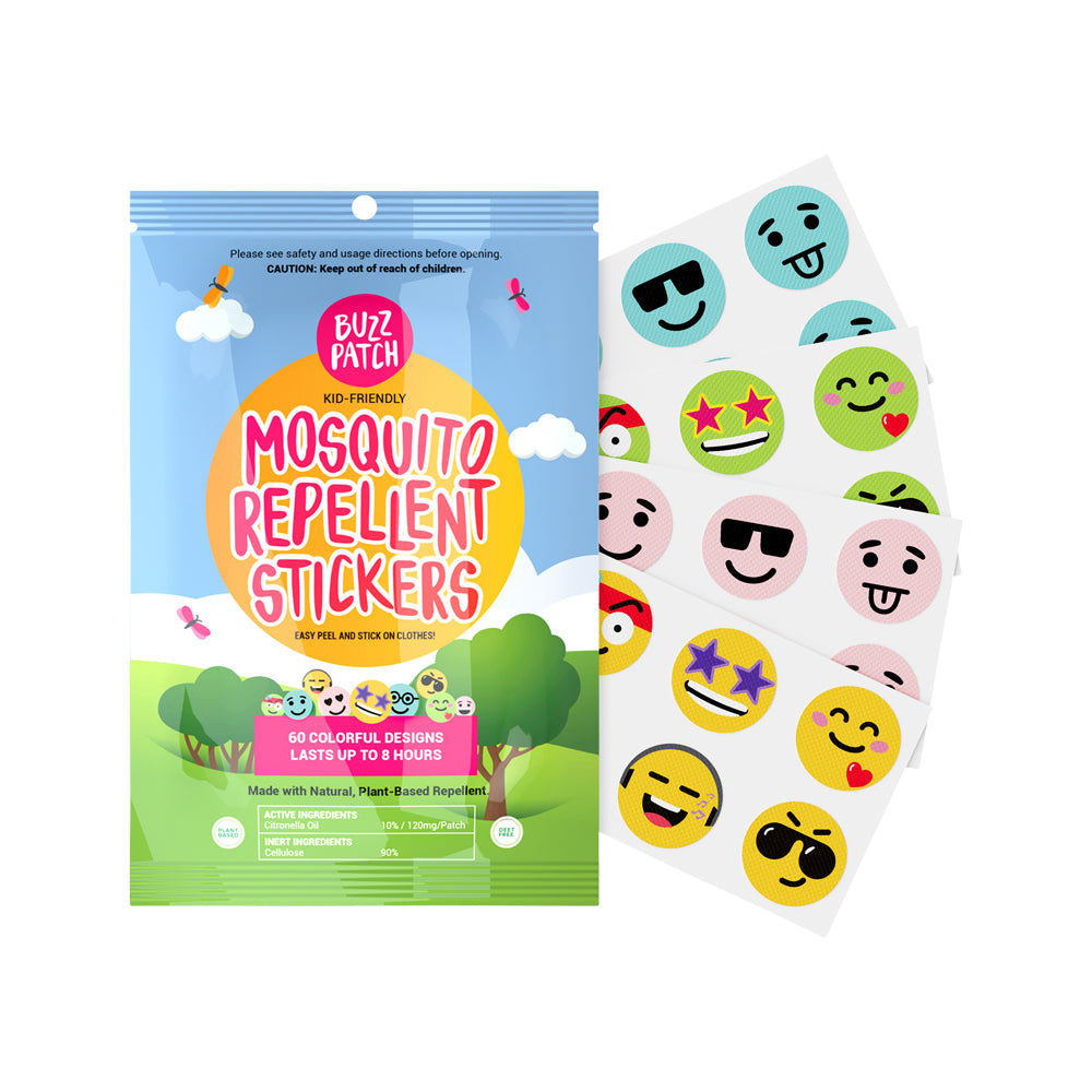 Natpat Buzzpatch Org Mosquito Repellent Stickers X 60 Pack