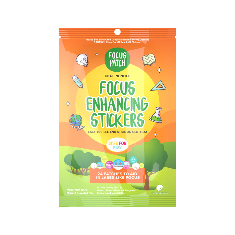 Natpat Focuspatch Org Focus Enhancing Stickers X 24 Pack — Health Freek