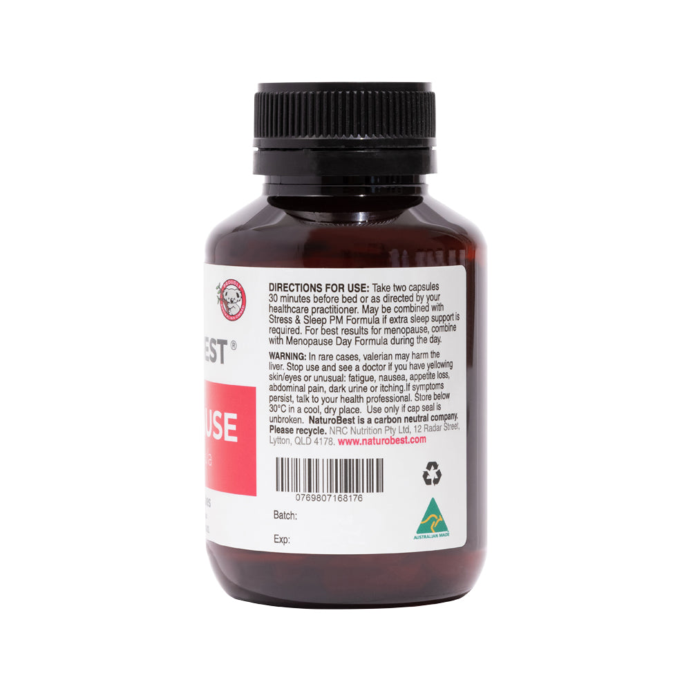 Naturobest Menopause Night Formula 60c