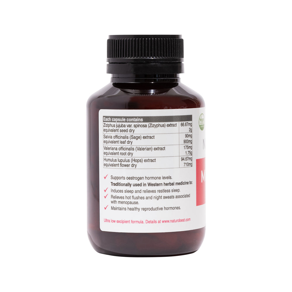 Naturobest Menopause Night Formula 60c