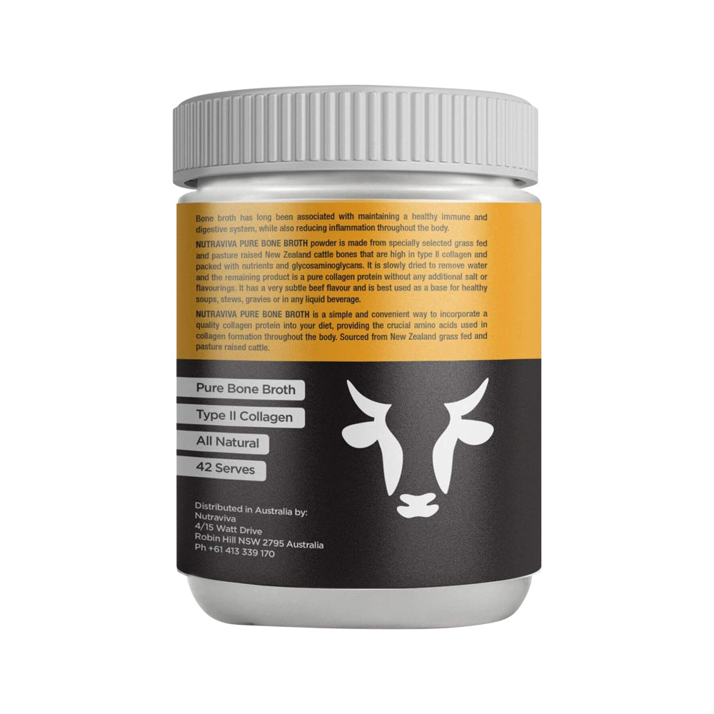Nutraviva Bone Broth Beef Pure 300g