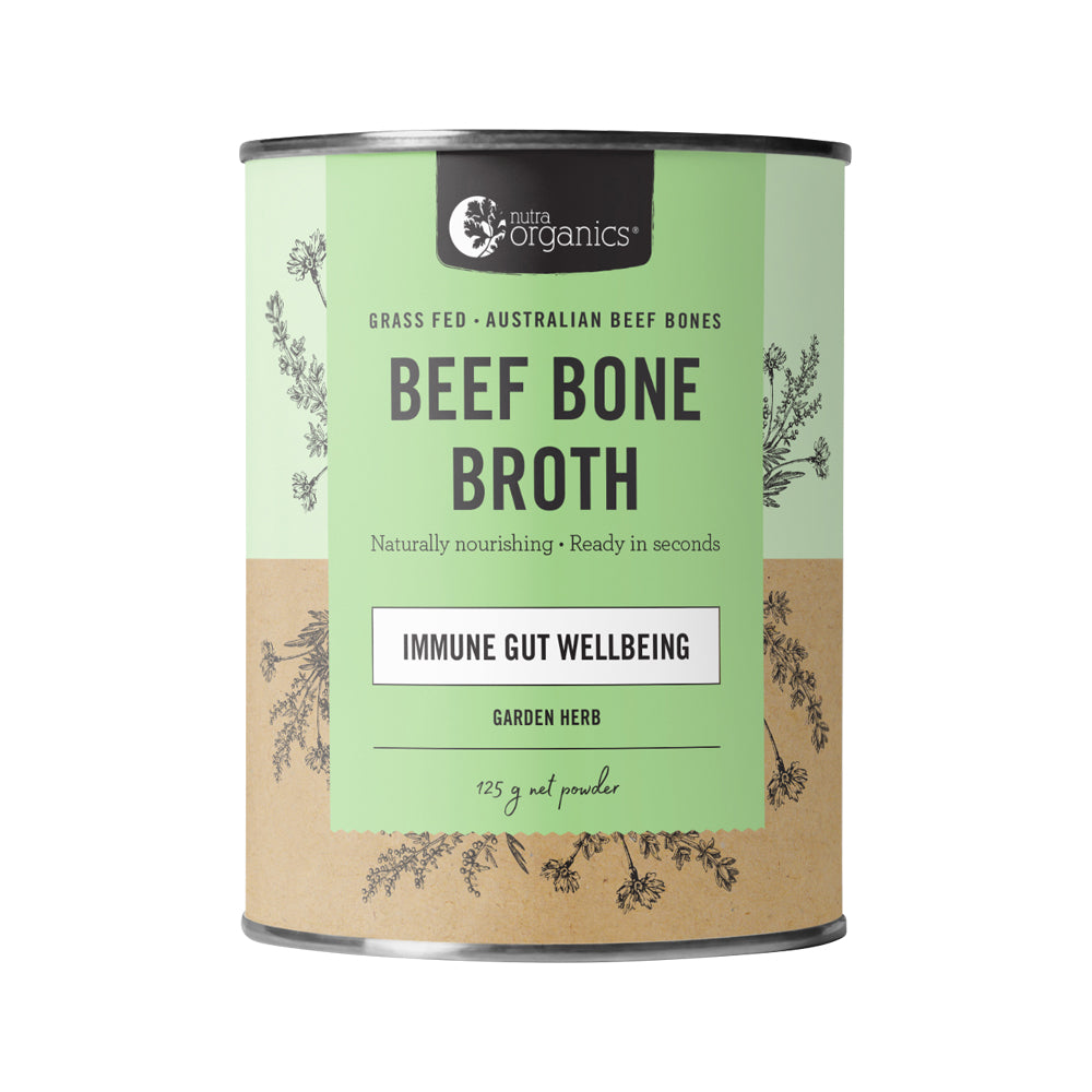 Nutra Nat Bone Broth Beef Garden Herb 125g