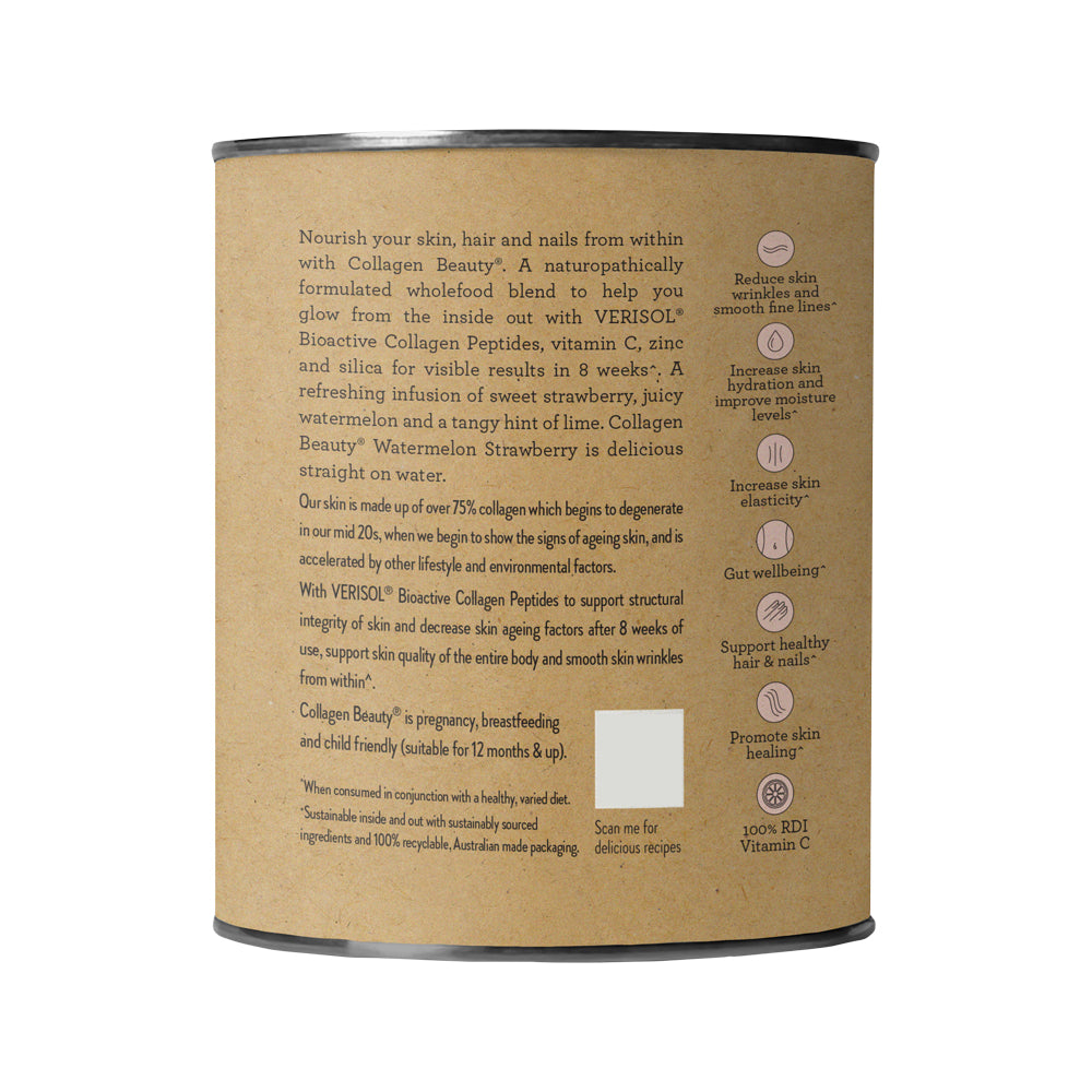 Nutra Org Collagen Beauty Watermelon Strawberry 225g