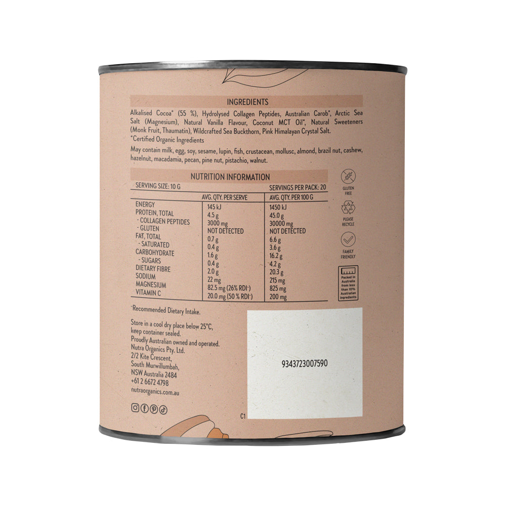 Nutra Org Hot Chocolate 200g